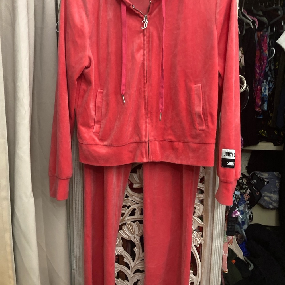 Juicy Couture Coral Velour Tracksuit